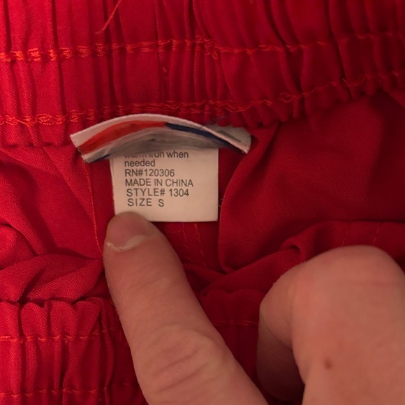 Scrubaid Bold Red Scrub Top and Bottoms - Picture 5 of 6